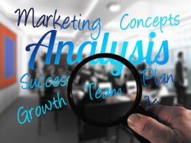 Business People, Silhouettes, Magnifying Glass analysis ai product development