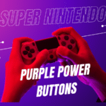 why are the super nintendo purple power buttons different colors