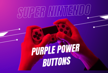 why are the super nintendo purple power buttons different colors