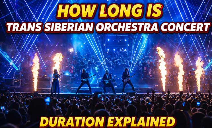 how long is trans siberian orchestra concert
