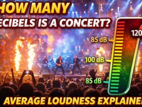 how many decibels is a concert?