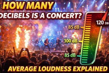 how many decibels is a concert?
